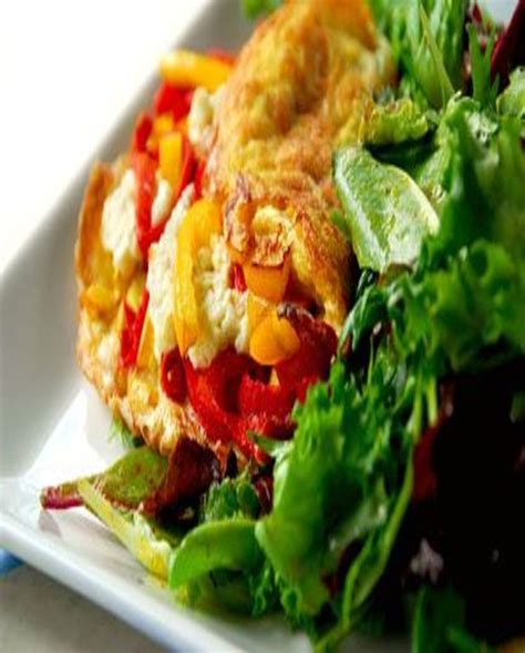 Omelette Poivrons Oignons Pour Personnes Recettes Elle Table