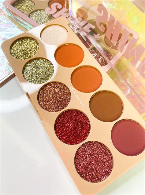 Paleta De Sombras E Glitter Shine COR A VIVAI La Make