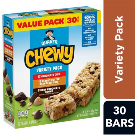 Quaker Chewy® Granola Bars Variety Pack 30 Ct Qfc