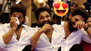 Allu Arjun Exclsuive Visuals Baby Movie Appreciation Meet Anand