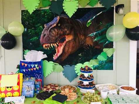 Easy Diy Dinosaur Party Decorations Shelly Lighting