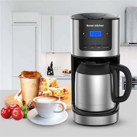 Hamilton Beach Programmable Coffee Maker With Thermal Carafe Stainless