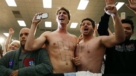 Meet The Shirtless Men Who Stood Front Row At A Hillary Clinton Rally