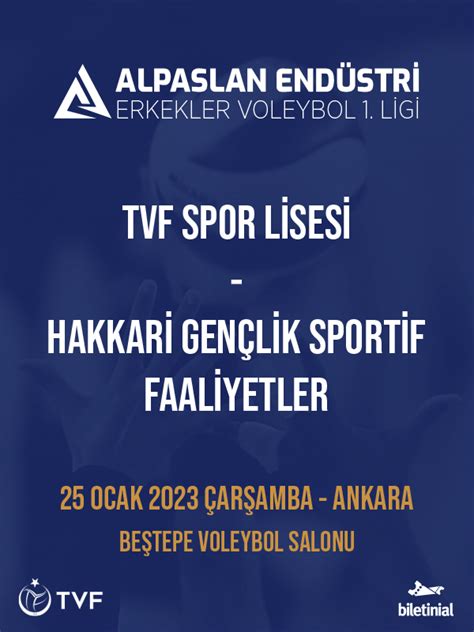 TVF Spor Lisesi Hakkari Gençlik Sportif Faaliyetler E biletinial