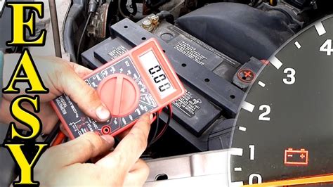 Use Voltmeter To Test Car Battery