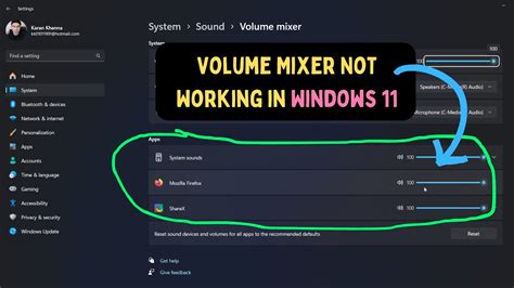 How To Fix Volume Mixer Not Working In Windows Youtube