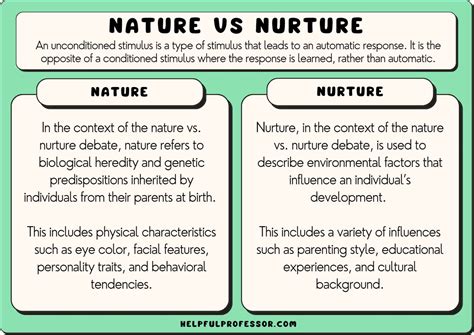 nature  nurture examples