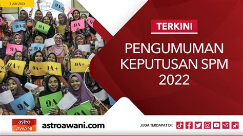 Langsung Pengumuman Keputusan Spm Jun Youtube