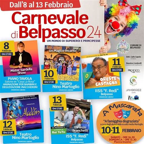 Carnevale Per I Bimbi Comune Di Belpasso