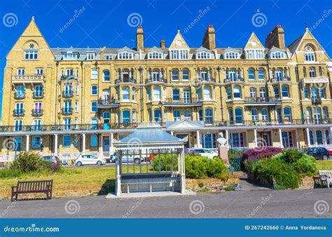 Impressive Old Building Ramsgate Beachhead Kent England Stock Photo