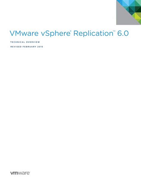 PDF VMware VSphere Replication Overview PDFSLIDE NET