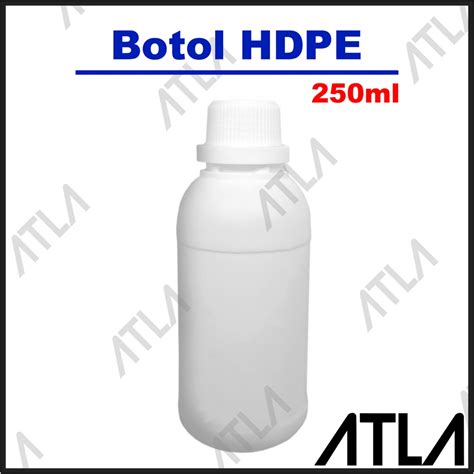 Jual Botol Plastik HDPE 250 Ml Agro Labor Kimia Pupuk 250ml Baru OB001