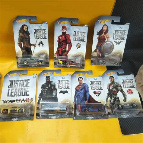 HOT WHEELS JUSTICE LEAGUE SERIES Card Full Set Gbuy