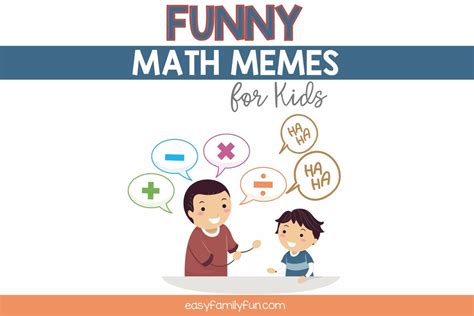 100 Funny Math Memes For Kids - Easy Family Fun- Games, Trivia, and Jokes