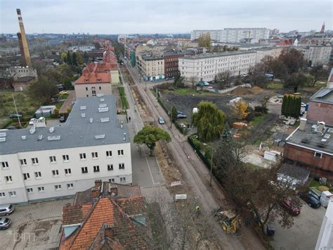 Trwa Przebudowa Ul Kolejowej Pozna Skie Inwestycje Miejskie