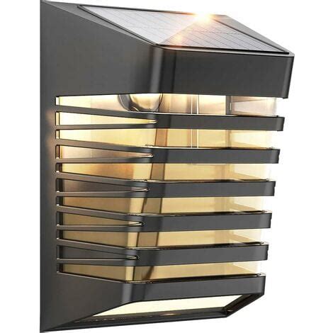 Comely Outdoor Solar Led Wall Light Modes Waterproof Outdoor