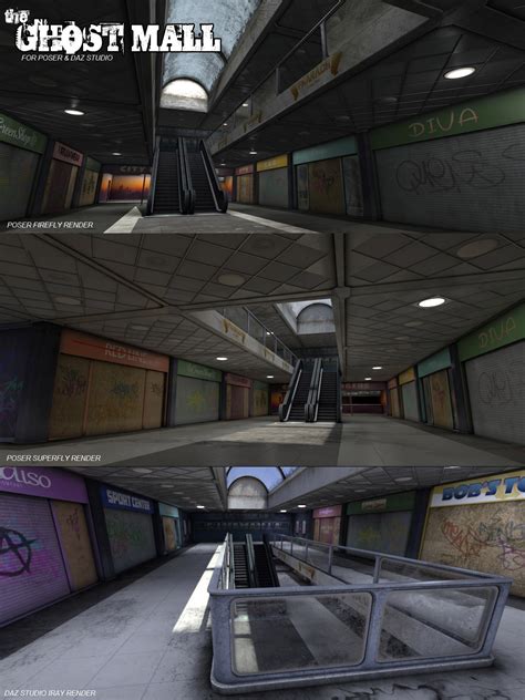 Ghost Mall 2026 - Free Daz 3D Models