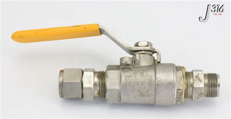 17594 PARKER BALL VALVE 1 2 2000 WOG CF8M EBay