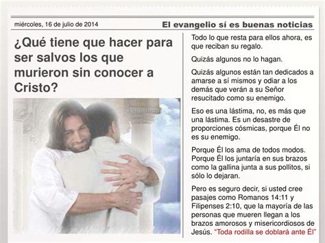 Ppt El Evangelio S Es Buenas Noticias Powerpoint Presentation Free