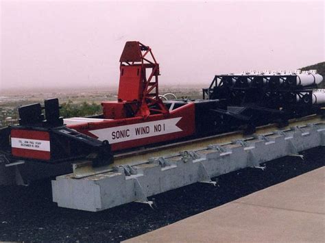 Record Breaking Rocket Sled Created Modern Safety Standards Sled