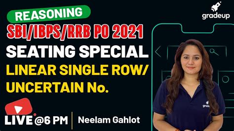 Sbi Ibps Po Seating Special Linear Single Row Uncertain No