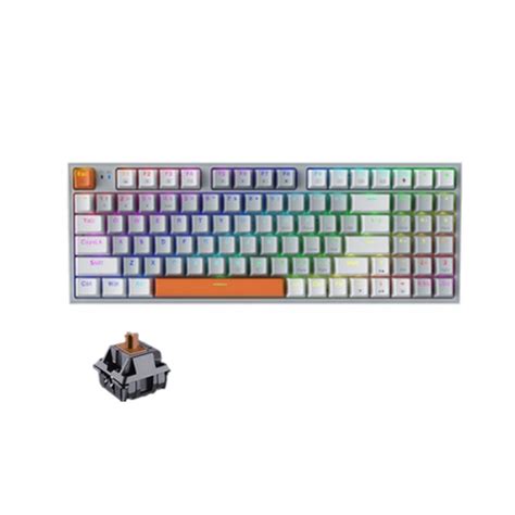 Machenike K Wired Mechanical Keyboard Keys Rgb Hot Swap Gaming Keyboard Shopee Philippines