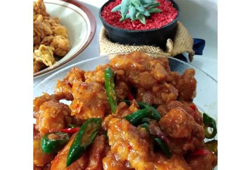 Resep Ayam Tepung Saus Asam Manis Oleh Wida Sopiya Cookpad