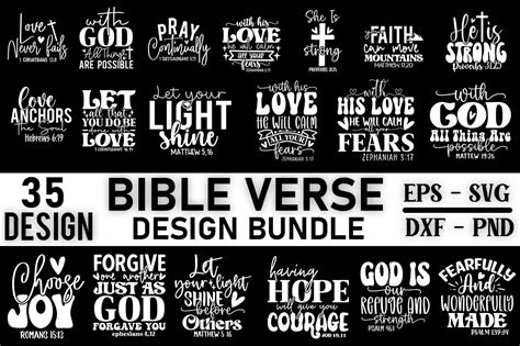 Bible Verse Svg T Shirt Design Bundle Graphic By Svg Print Design