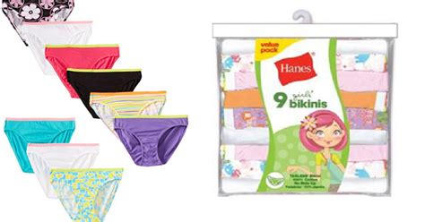 Hanes Big Girls Bikini Underwear Pack Of Only Reg Pinching Your Pennies