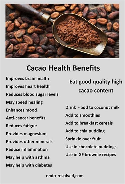 Health Benefits Of Cacao Organic Health Cacao Health Benefits Cacao Benefits