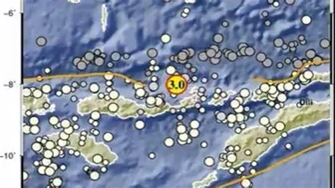 Gempa Terkini Magnitudo Pusat Gempa Baru Saja Di Maumere Sikka Ntt