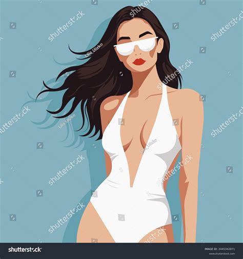 Femme Nue Sexy En Bikini Over Royalty Free Licensable Stock Illustrations Drawings