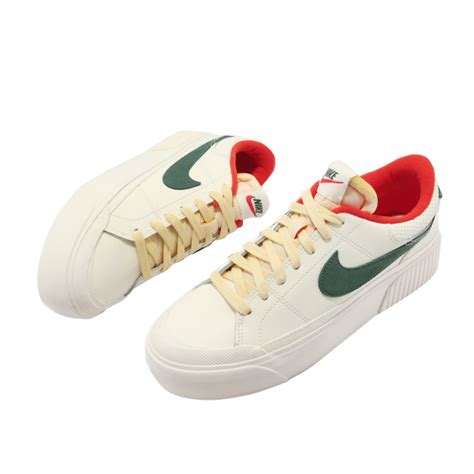 Nike Wmns Court Legacy Lift Sail Noble Green Fd Kicksonfire