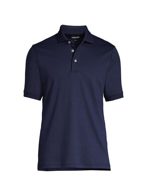 Lands End Mens Tall Short Sleeve Super Soft Supima Polo Shirt