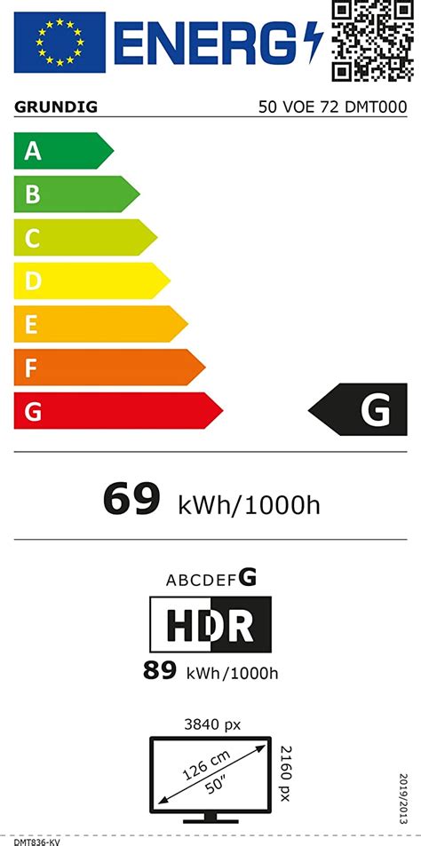 Grundig: GRUNDIG (50 VOE 72) Fernseher 50 Zoll (126 cm) LED TV, Android ...