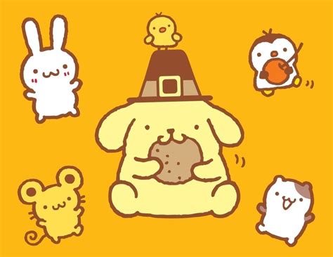 Pompompurin Thanksgiving Sanrio Danshi Sanrio Characters Fictional