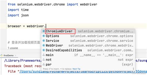 Attributeerror Selenium Webdriver Chrome Attributeerror