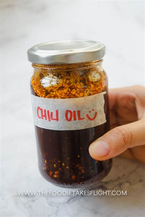 Easy Chili Oil Recipe - The Foodie Takes Flight