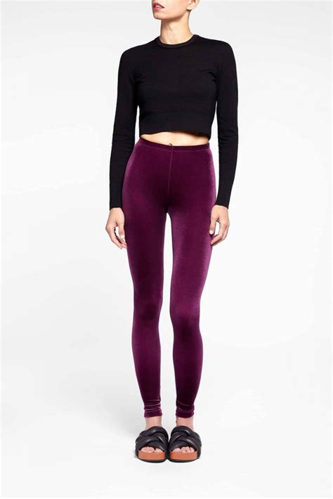 Leggings Velours Pattes De Velours Paris