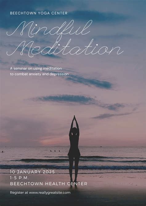 Free Editable Printable Yoga Poster Templates Canva