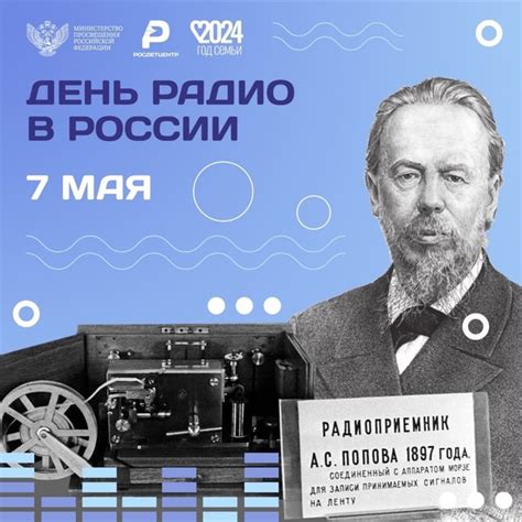Сегодня, 7 мая, отмечается День радио! В этот день в 1895 году на ...