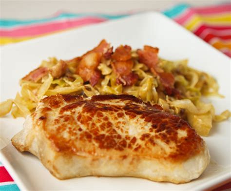 Pork Chops With Cabbage And Apples