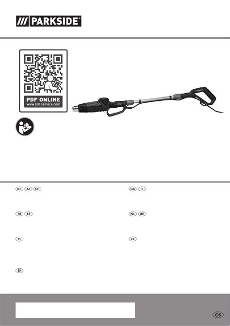 Manual Parkside PLHLG 2000 B2 Heat Gun