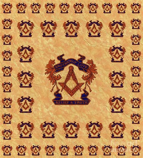 Freemason Masonic Symbols Painting By Esoterica Art Agency Fine Art