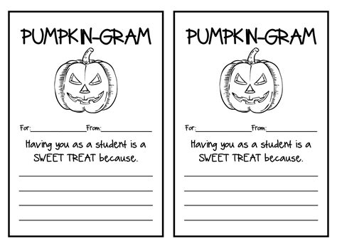 Halloween Candy Grams - 15 Free PDF Printables | Printablee