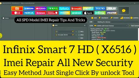 Infinix Smart 7 Hd X6516 Imei Repair All New Security Easy Method