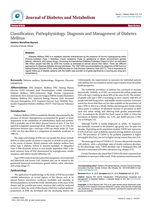 Solution Classification Pathophysiology Diagnosis And Management Of