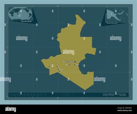Western Highlands Province Of Papua New Guinea Solid Color Shape