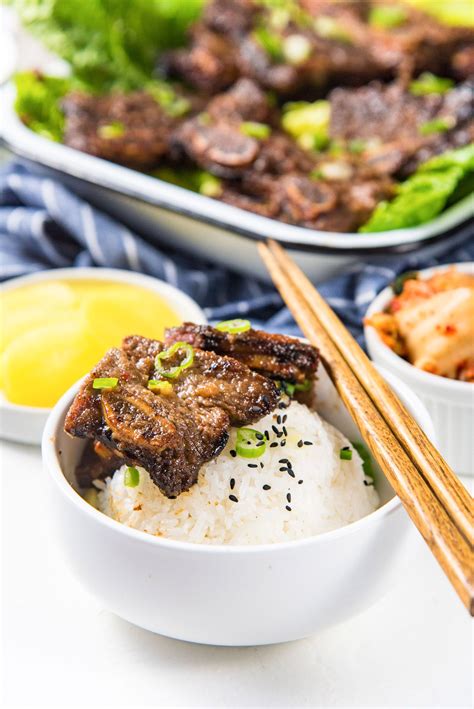 La Galbi Korean Bbq Short Ribs Sweet And Savory Tender And