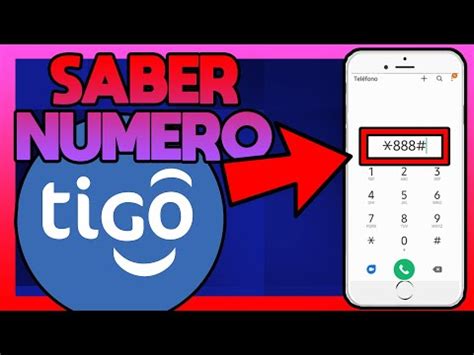 Como Saber Mi Numero De Telefono Tigo Chip Y Celular Youtube